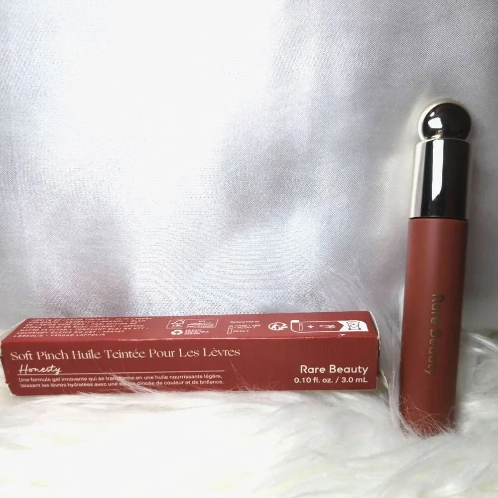 Rare-beauty Red and Burgundy Makeup